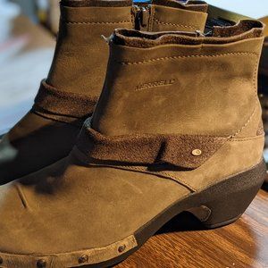 Merrell Drizzle Leather Ankle Boots 8.5